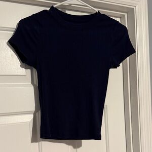 Hollister Navy Blue Short Sleeve Tee
